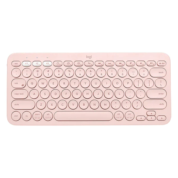 Logitech K380 Wireless Keyboard in Pakistan — Rose, main view (1 of 3)
