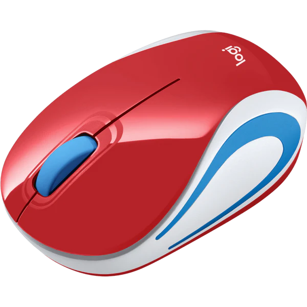 Logitech M187 Mini Wireless Ultra Portable Mouse in Pakistan — Red, view 3 of 4