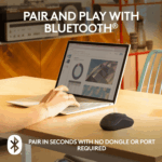 Logitech M240 Silent Bluetooth Wireless Mouse in Pakistan — Graphite, view 3 of 8