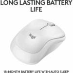 Logitech M240 Silent Bluetooth Wireless Mouse in Pakistan — Off-White, view 4 of 7