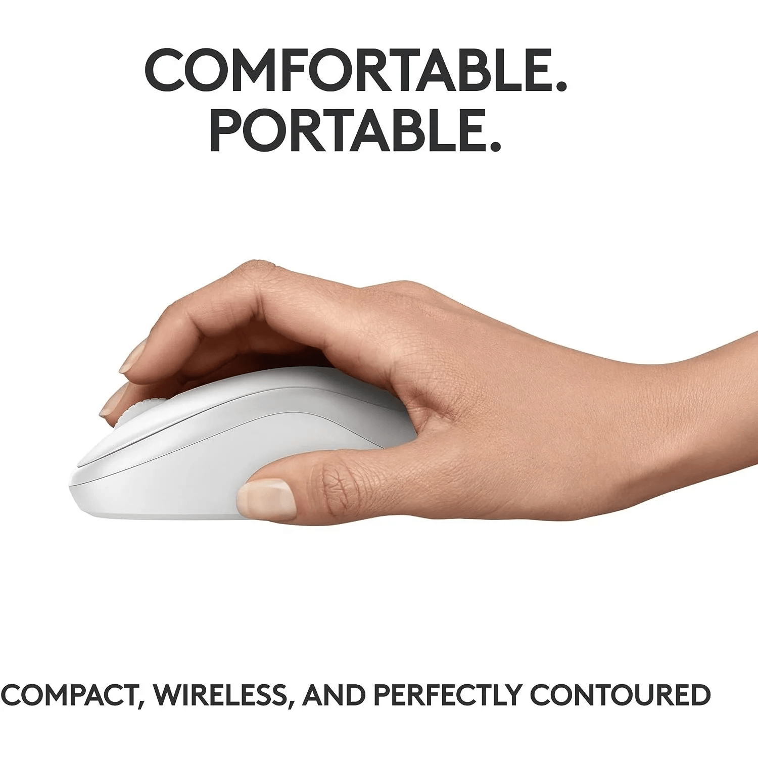 Logitech M240 Silent Bluetooth Wireless Mouse in Pakistan — Off-White, view 5 of 7