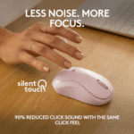 Logitech M240 Silent Bluetooth Wireless Mouse in Pakistan — Rose, view 2 of 8