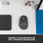 Logitech M720 Triathlon Mutli-Computer Wireless Mouse in Pakistan — Black, view 5 of 9
