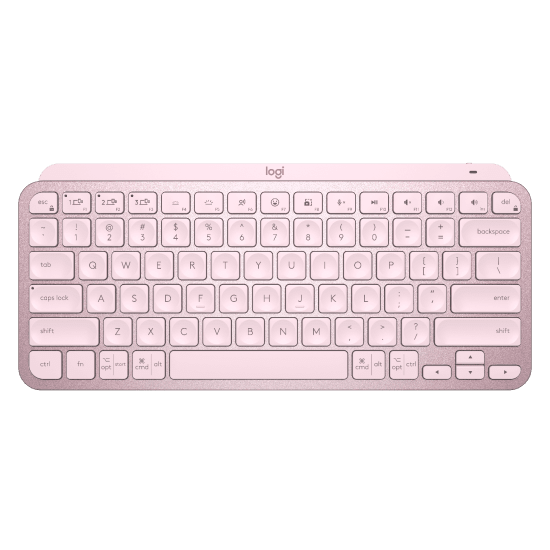 Logitech MX Keys Mini Wireless Keyboard in Pakistan — Rose, main view (1 of 6)