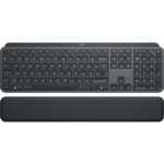 Logitech MX Keys Plus Advanced Wireless Illuminated Keyboard With Palm Rest in Pakistan, product front view