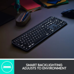 Logitech MX Keys Plus Advanced Wireless Illuminated Keyboard With Palm Rest in Pakistan, view 6