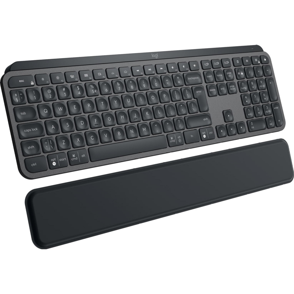 Logitech MX Keys Plus Advanced Wireless Illuminated Keyboard With Palm Rest in Pakistan, view 10