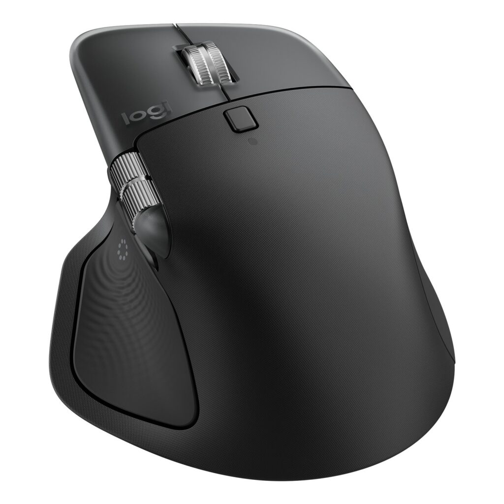 Logitech MX Master 4 Black 3/4 angle