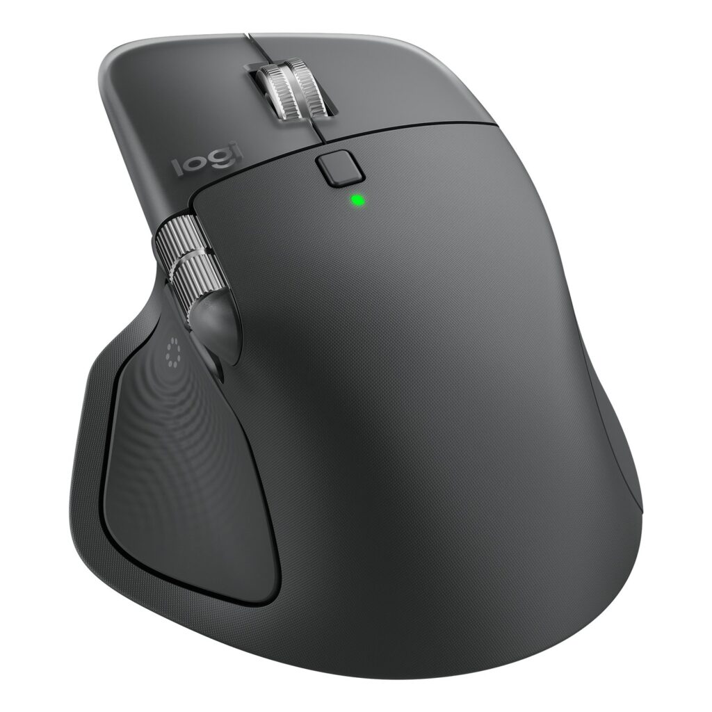 Logitech MX Master 4 Graphite 3/4 angle