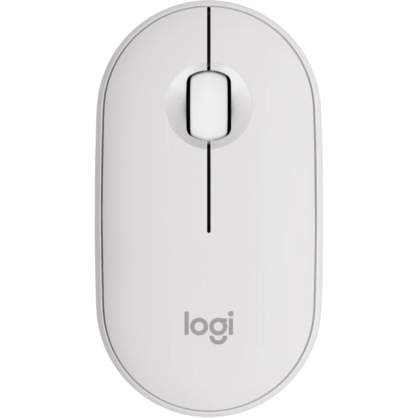 Logitech Pebble 2 M350s Bluetooth Wireless Mouse in Pakistan — Tonal White, main view (1 of 5)