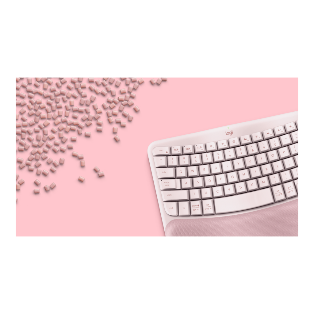 Logitech Wave Keys Rose — Detail View